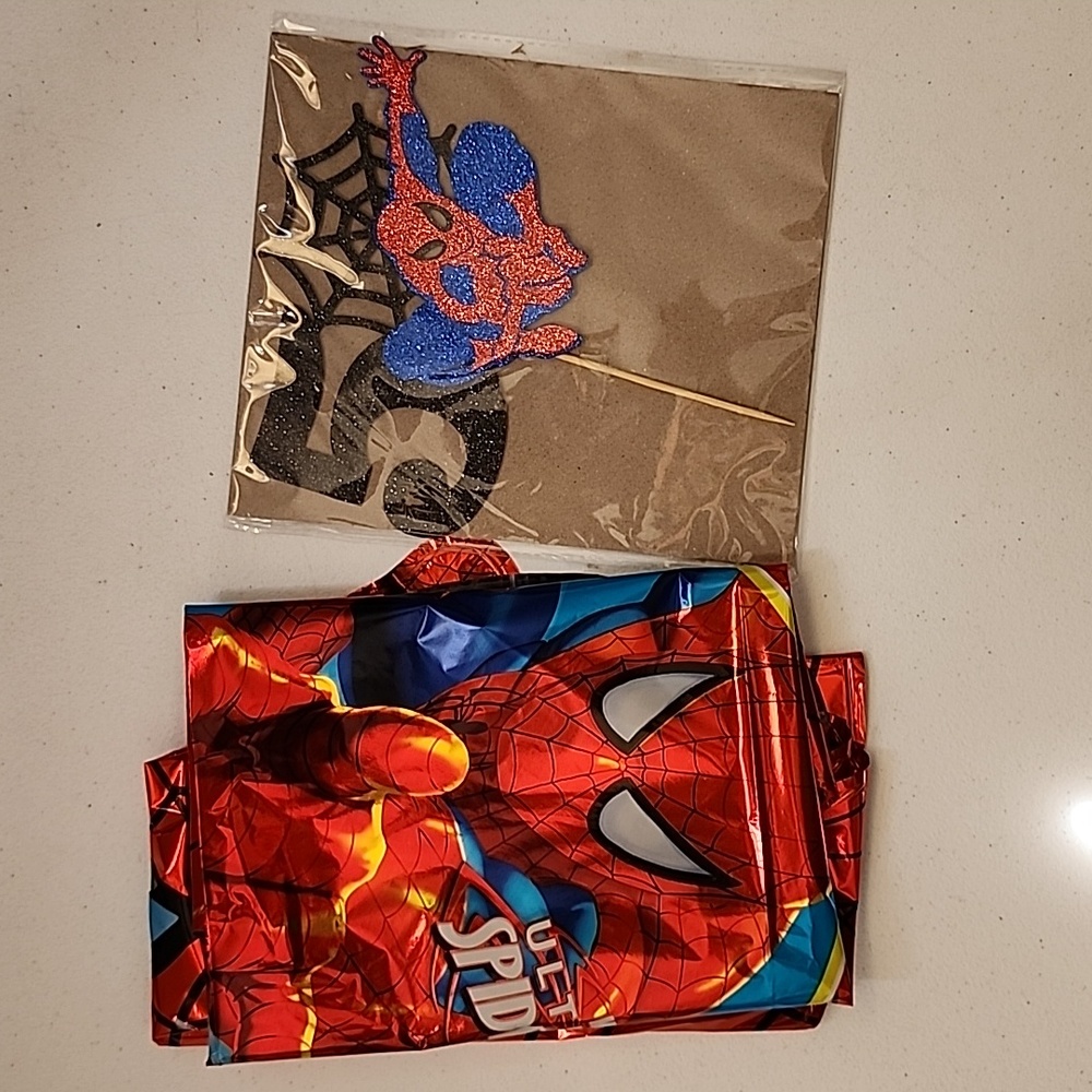 Spiderman birthday party supplies